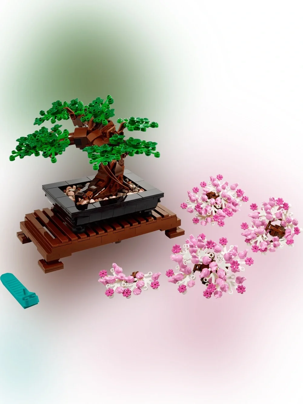 Lego Botanical Collection Bonsai Tree - Green, Brown, Black